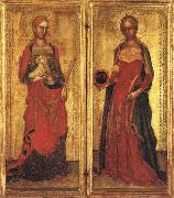 Andrea Bonaiuti St.Agnes and St.Domitilla Germany oil painting artist